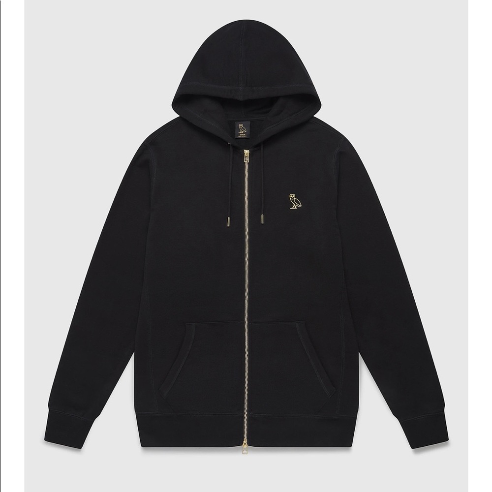 OVO essentials zip up black large